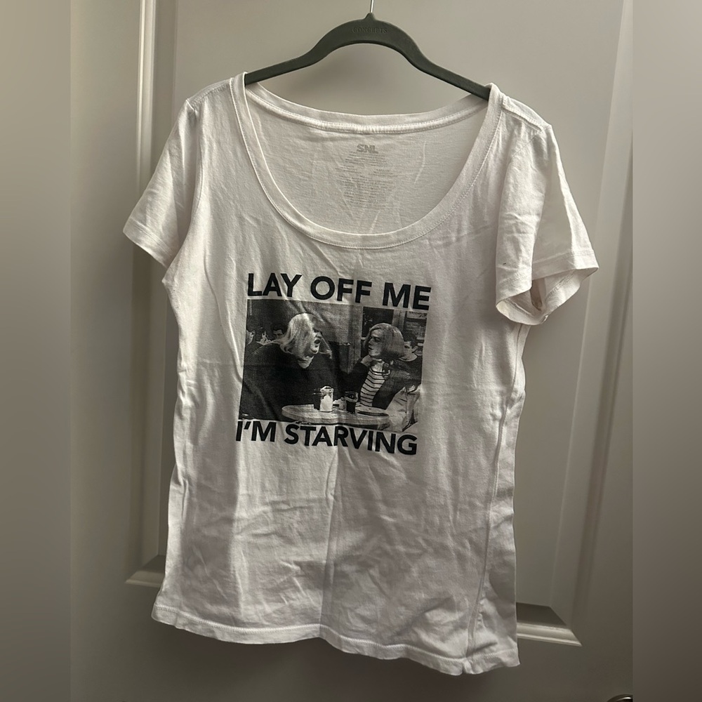 Modcloth x SNL Gap Girls Lay Off Me I’m Starving Tee